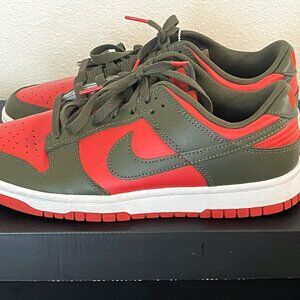🔥 Nike Dunk Low 'Mystic Red' Size 8 – Authentic & Stylish – Pre-owned